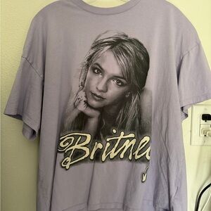 Britney Spears Purple Tshirt Size Medium
